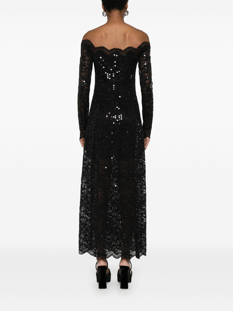 rabanne Sequin-embroidered Lace Maxi Dress outlook