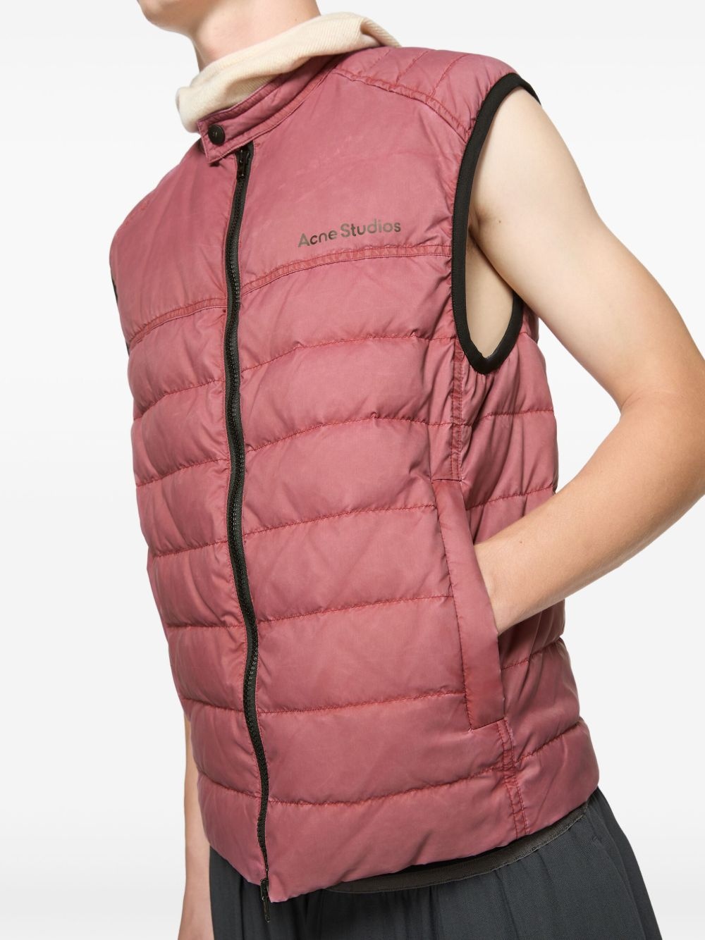 logo-print gilet - 6