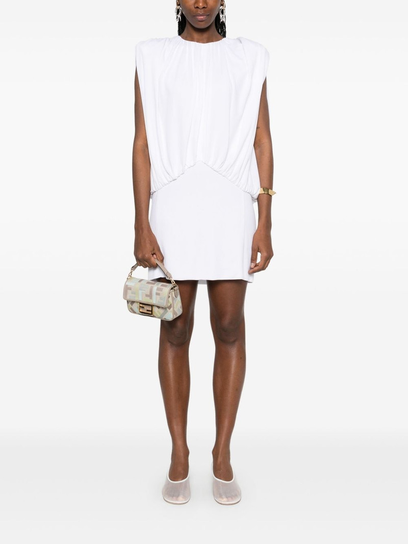 BEVZA gathered-detailed mini dress outlook