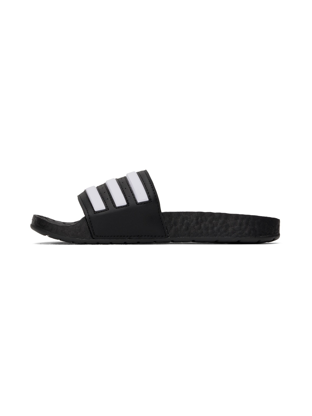 Black Adilette Boost Slides - 3