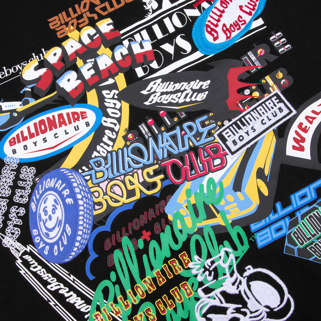 BILLIONAIRE BOYS CLUB TEE - BLACK - 3