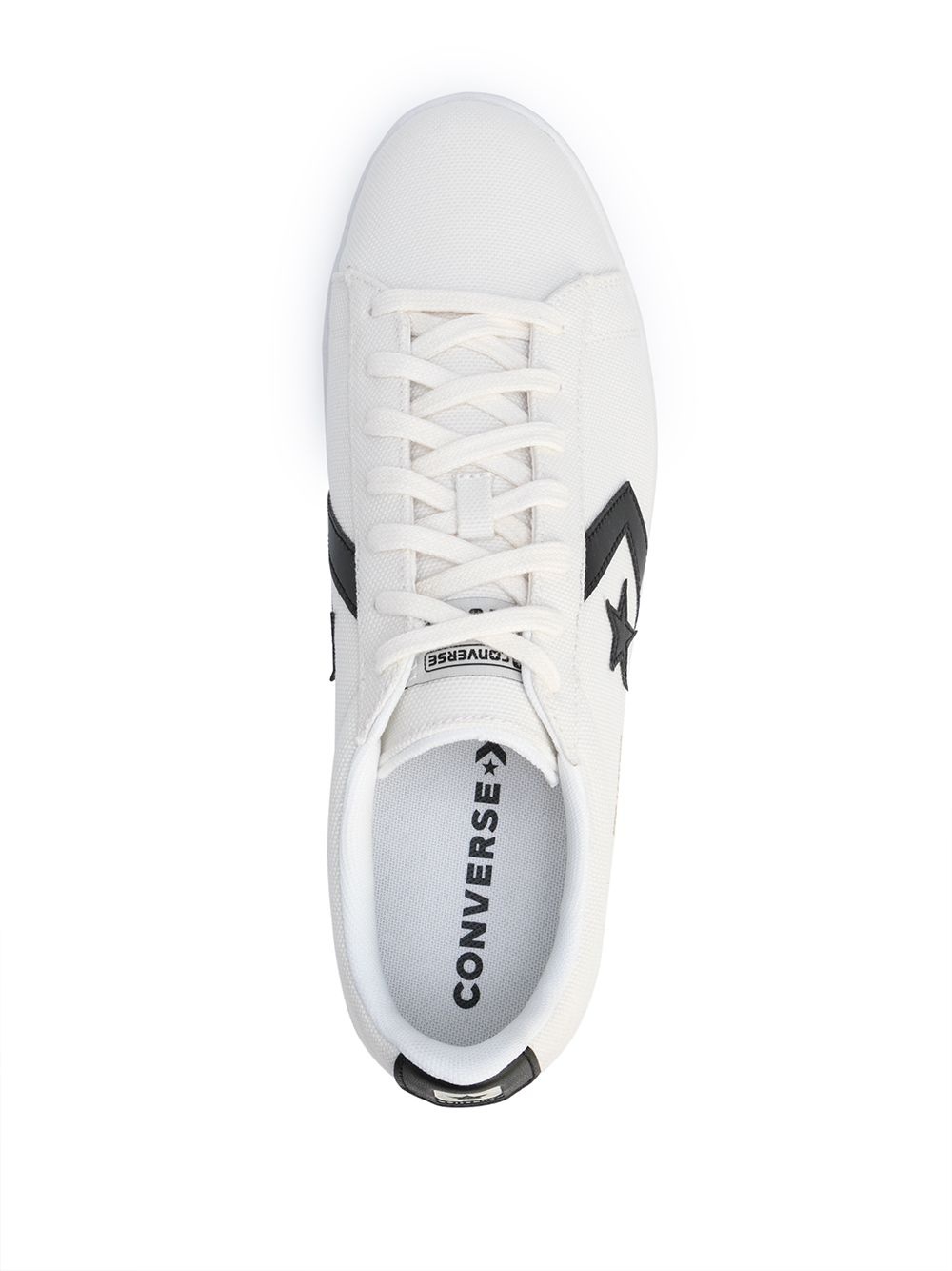 Pro leather court canvas sneakers - 4