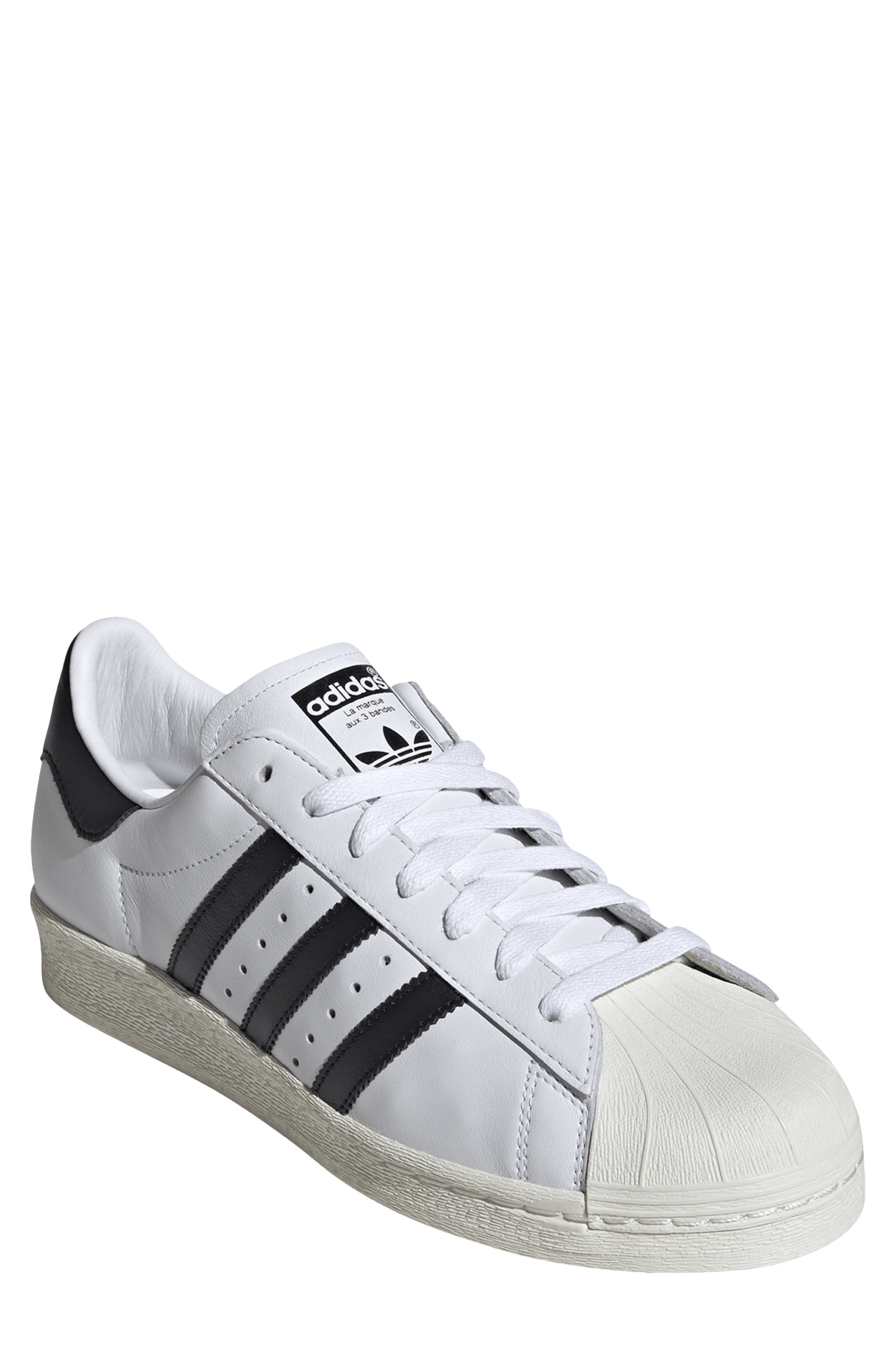 adidas Superstar '82 Low Top Sneaker in Ftwwht/cbl at Nordstrom - 1