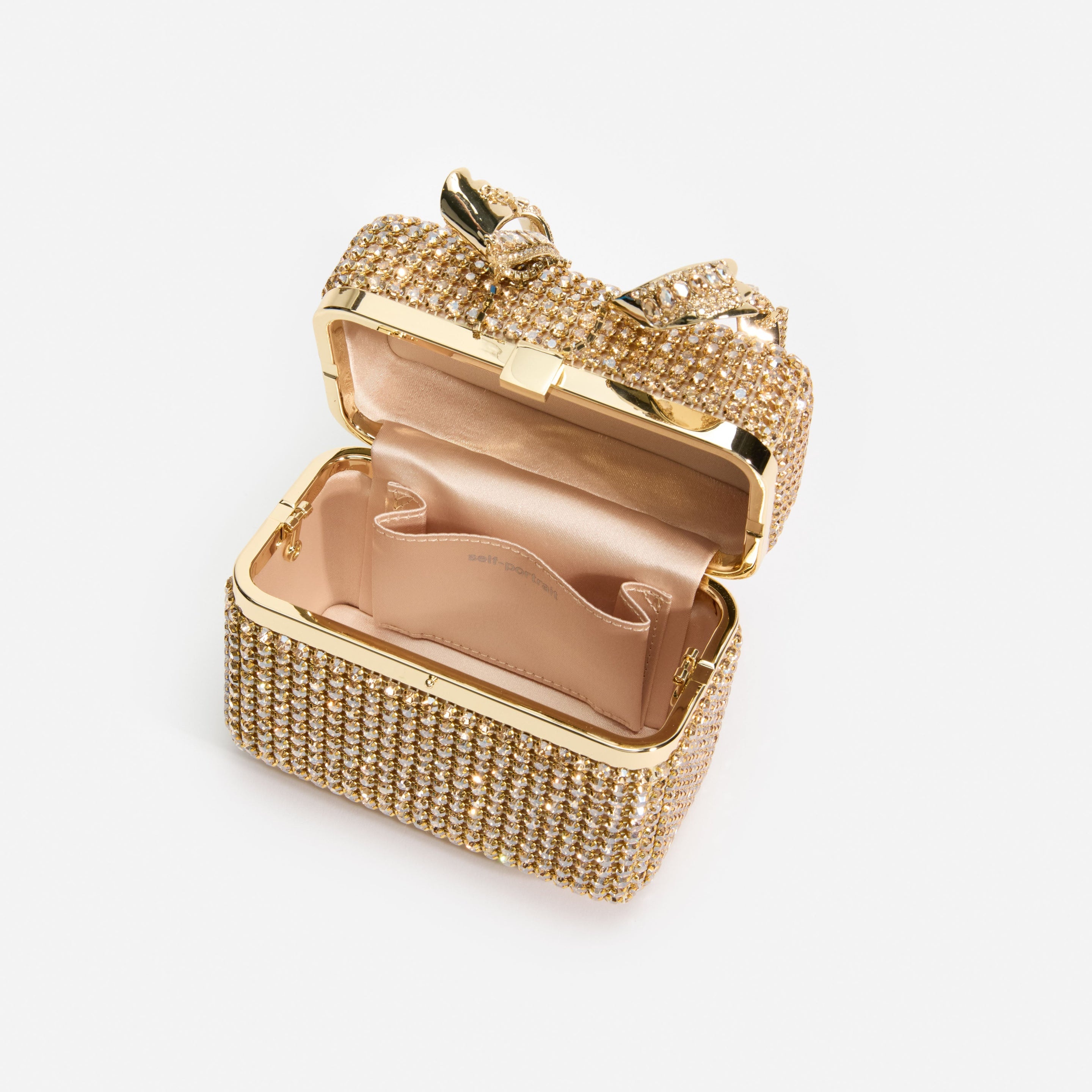 Gold Crystal Vanity Case - 5