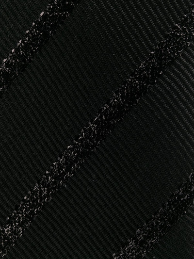 SAINT LAURENT lamé chevron tie outlook