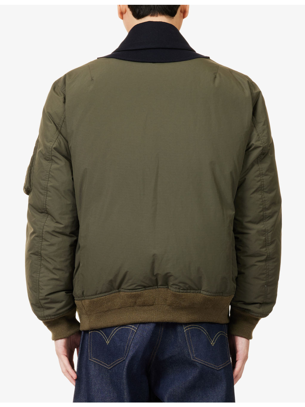 Contrast-Panel Relaxed-Fit Shell-Down Jacket - 4