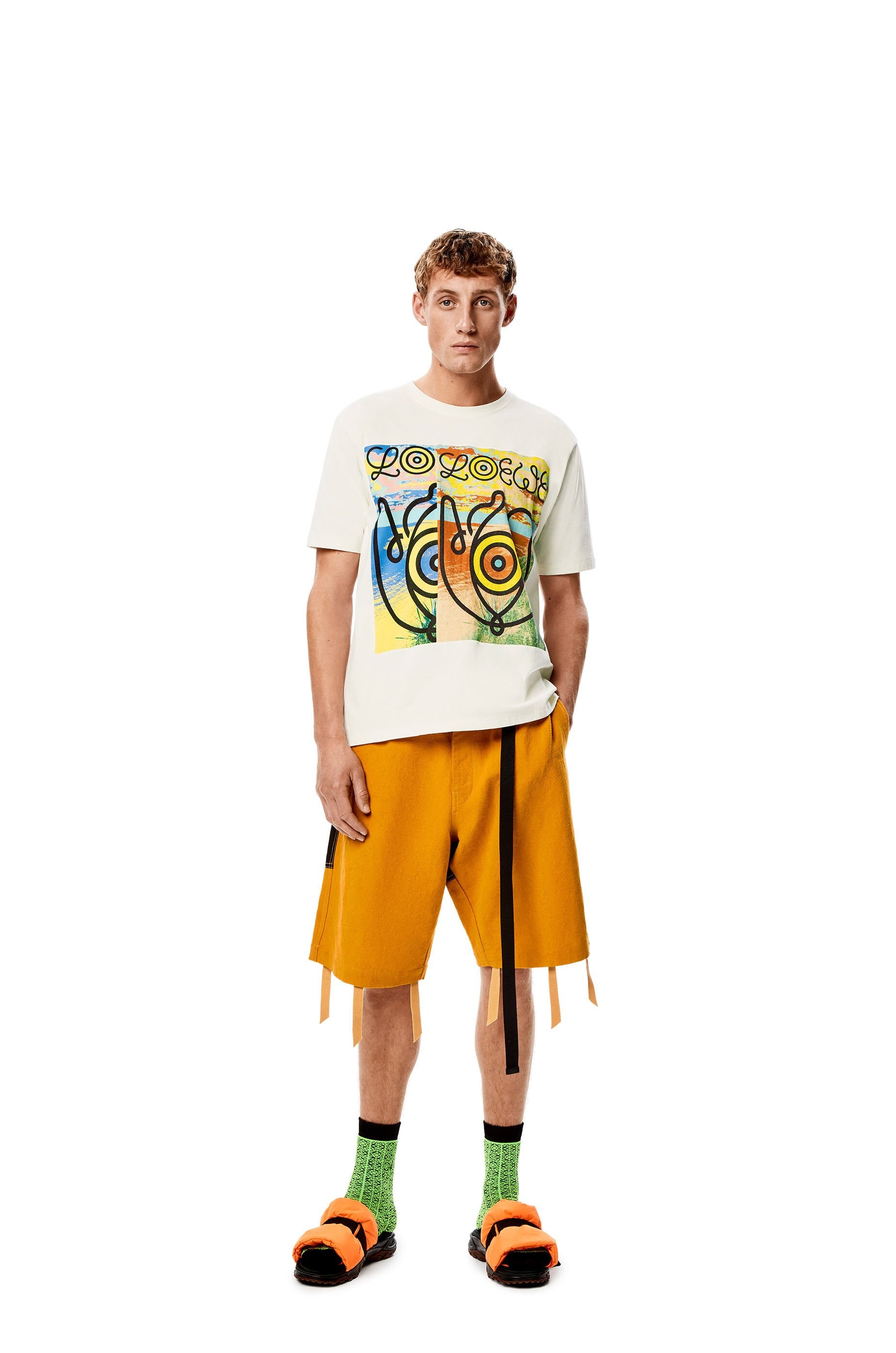 Upcycled logo T-shirt in cotton - 2