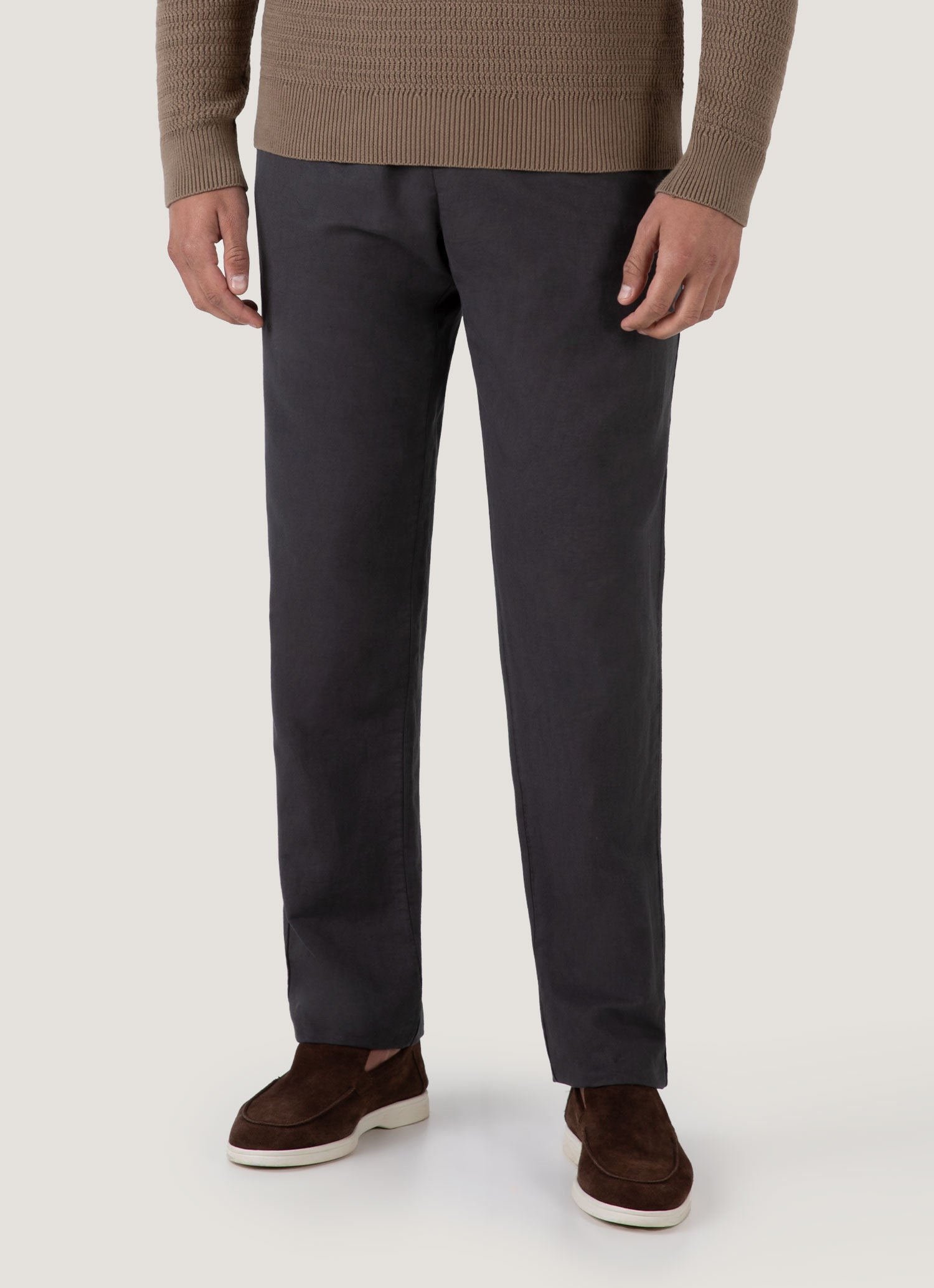 Cotton Linen Drawstring Trouser - 2