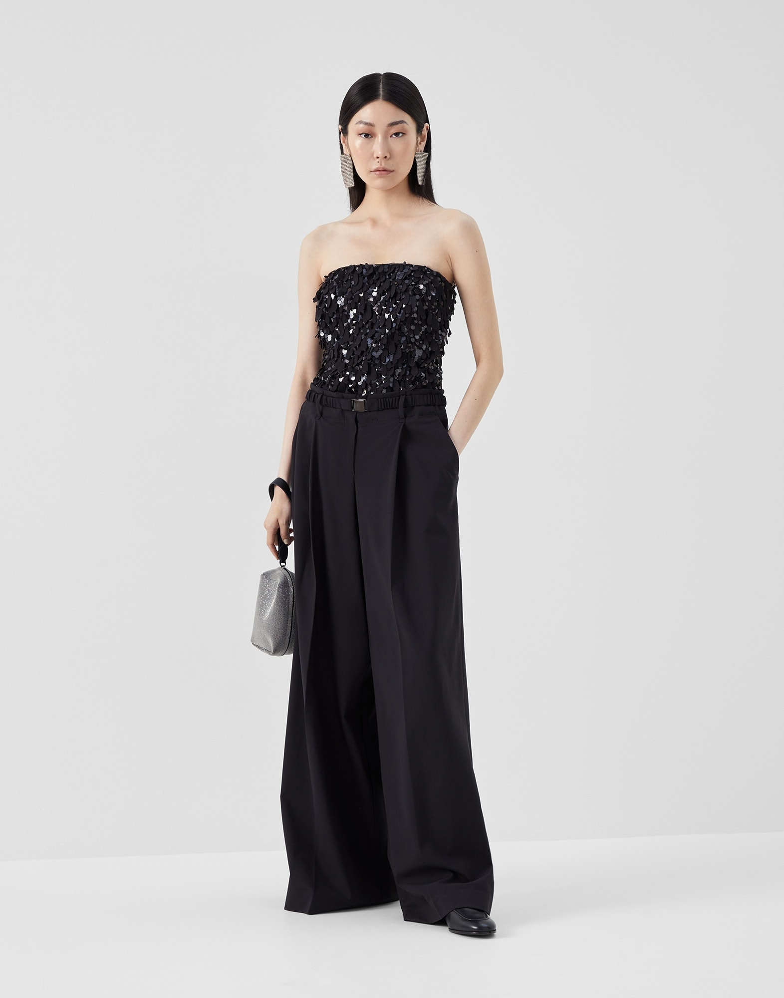 Jazz Droplets jumpsuit in tropical luxury wool - 5