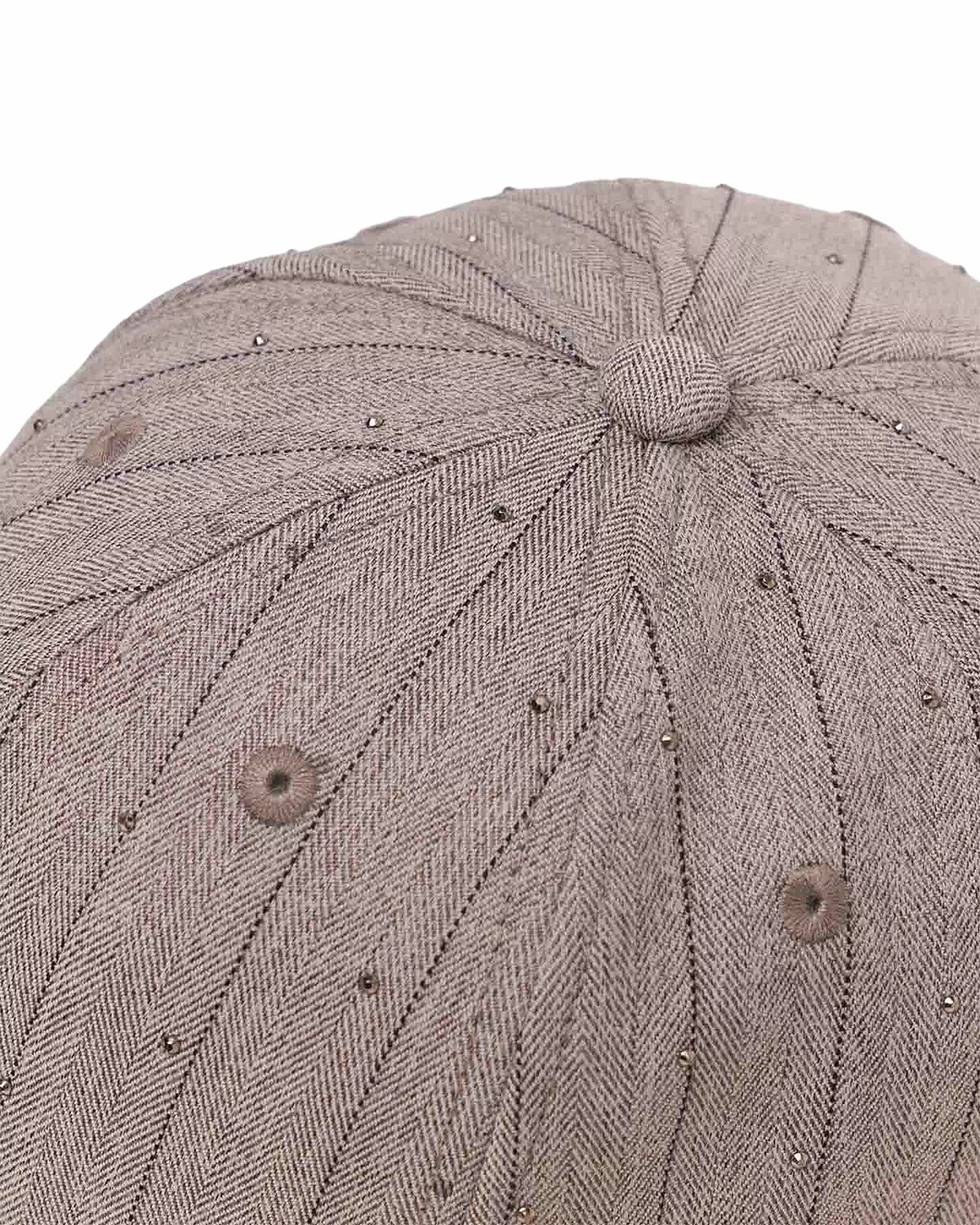 Studded Striped Cap - 5