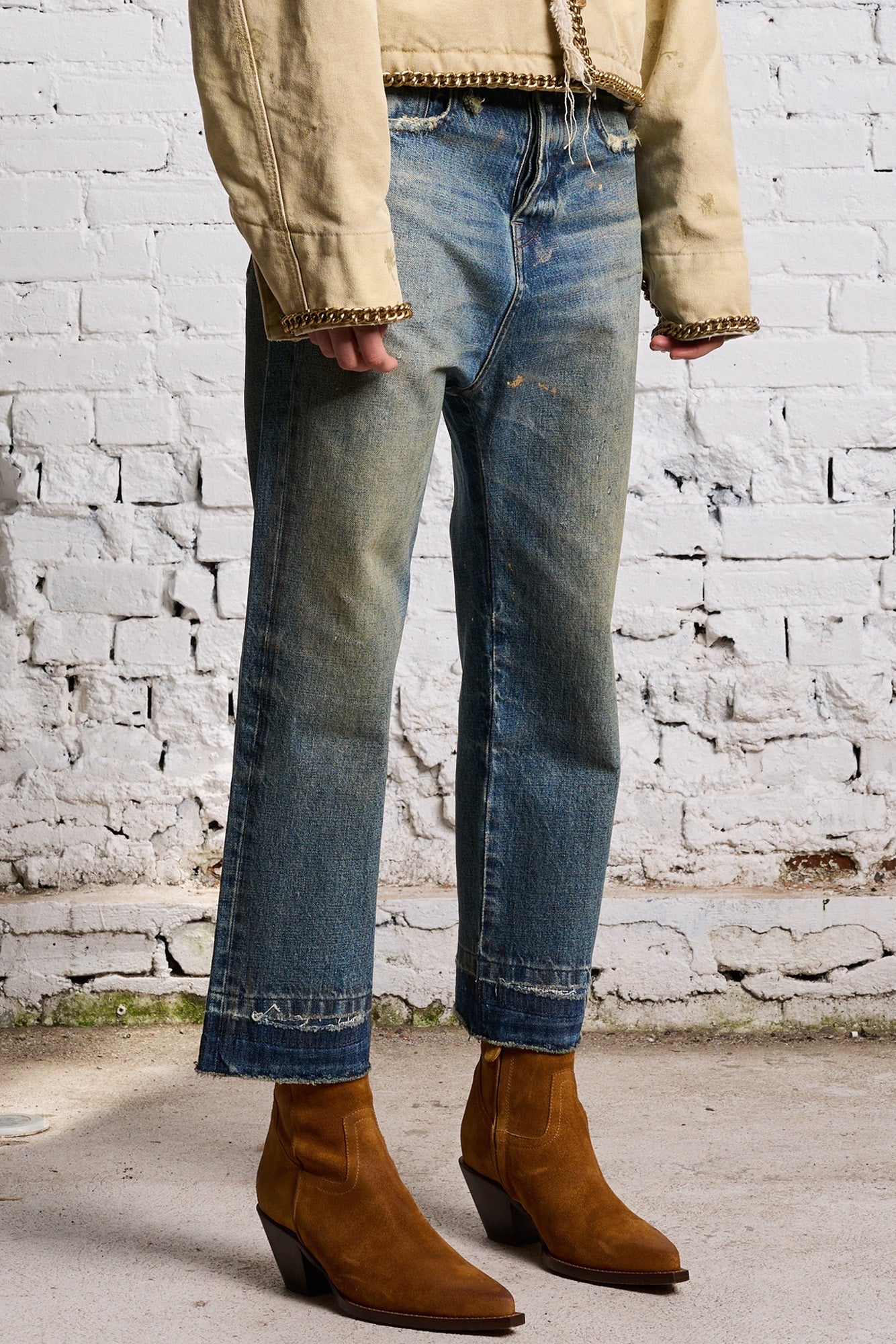 TAILORED DROP - SPLATTERED CLINTON BLUE - 5