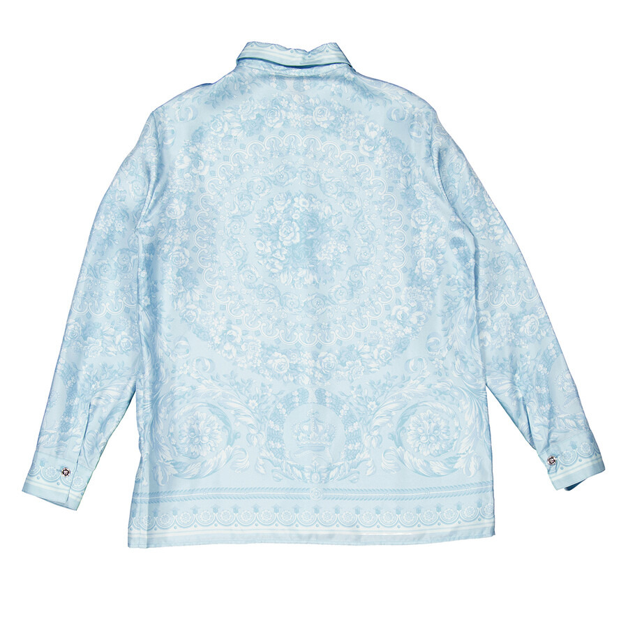 Versace Barocco Print Silk Shirt - 7