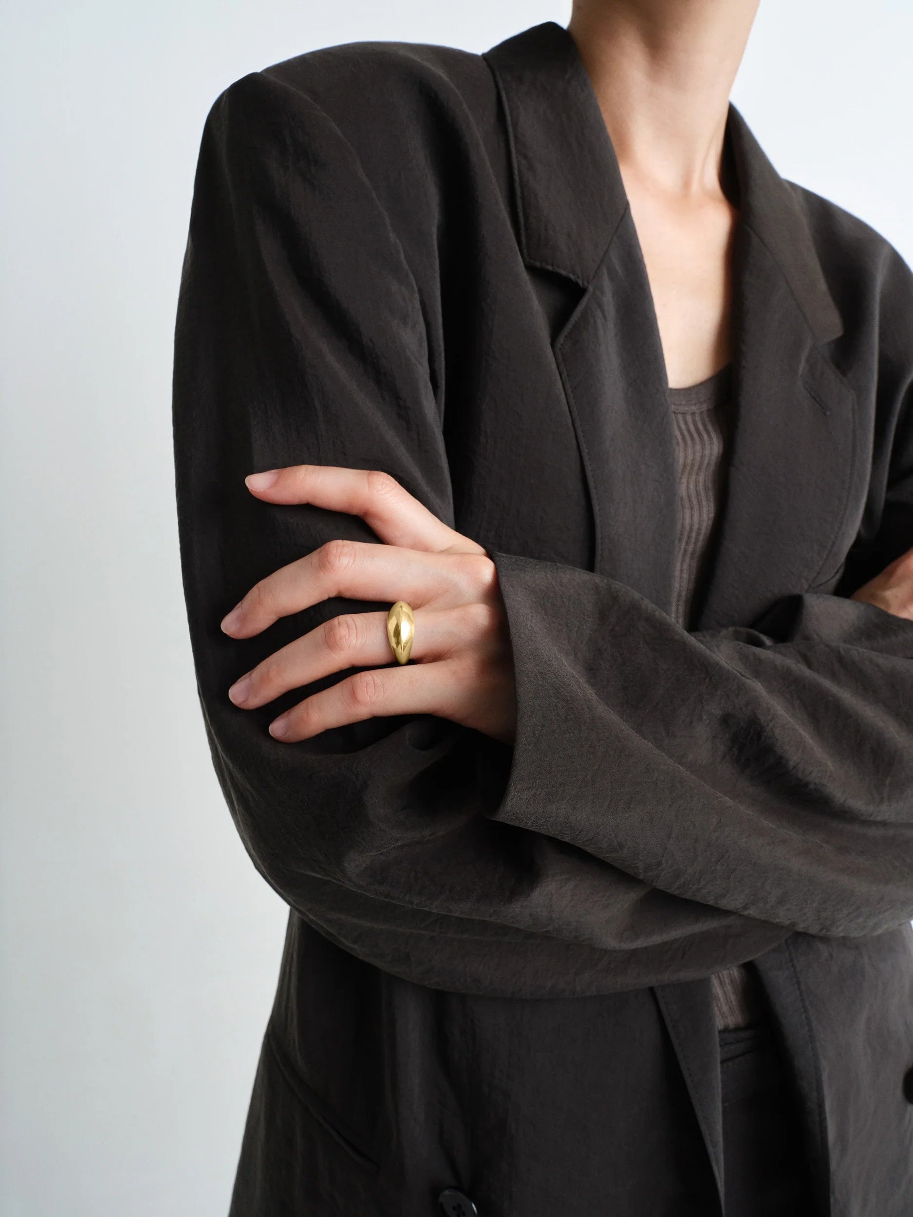 CHUNKY DROP RING - 3