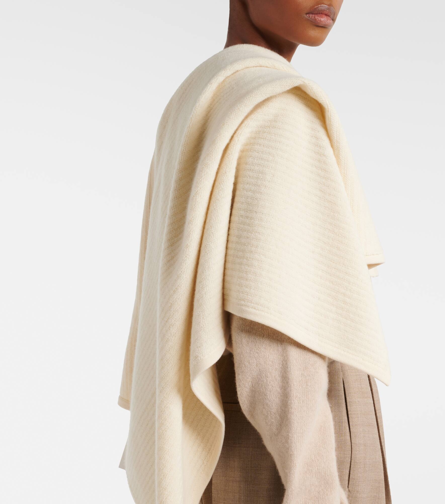 Striped cashmere scarf - 2