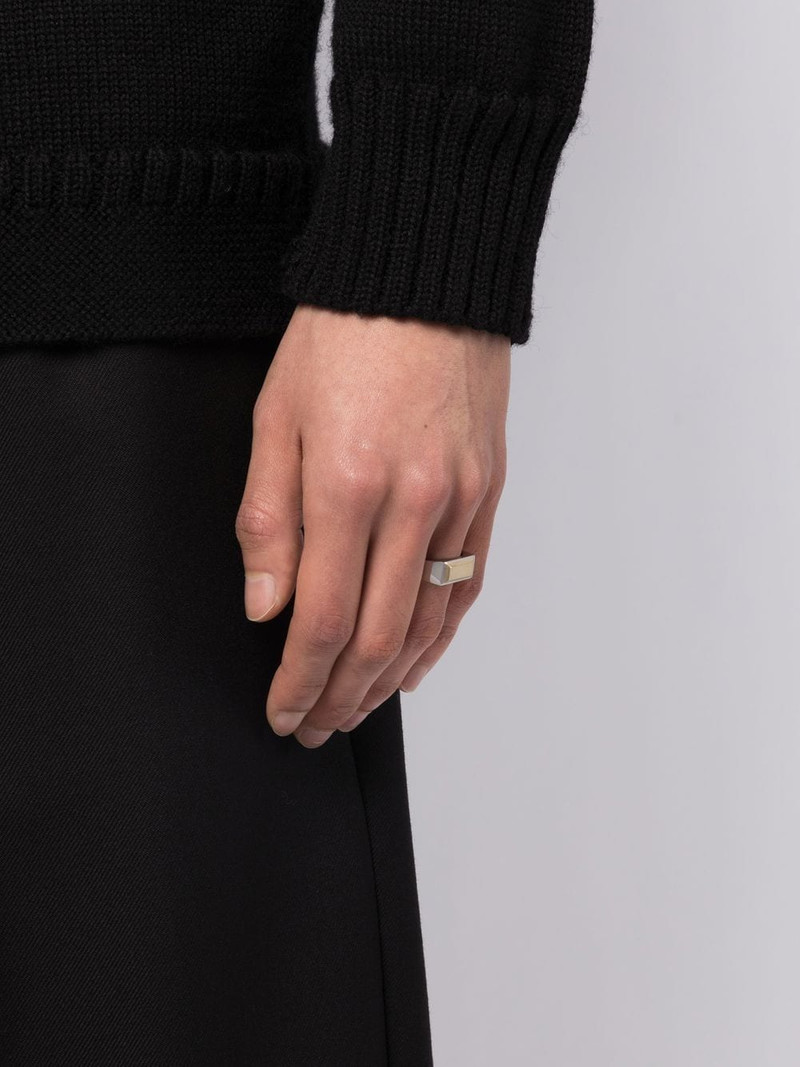 TOM WOOD Peaky Ring Gold Top 925 Sterling outlook