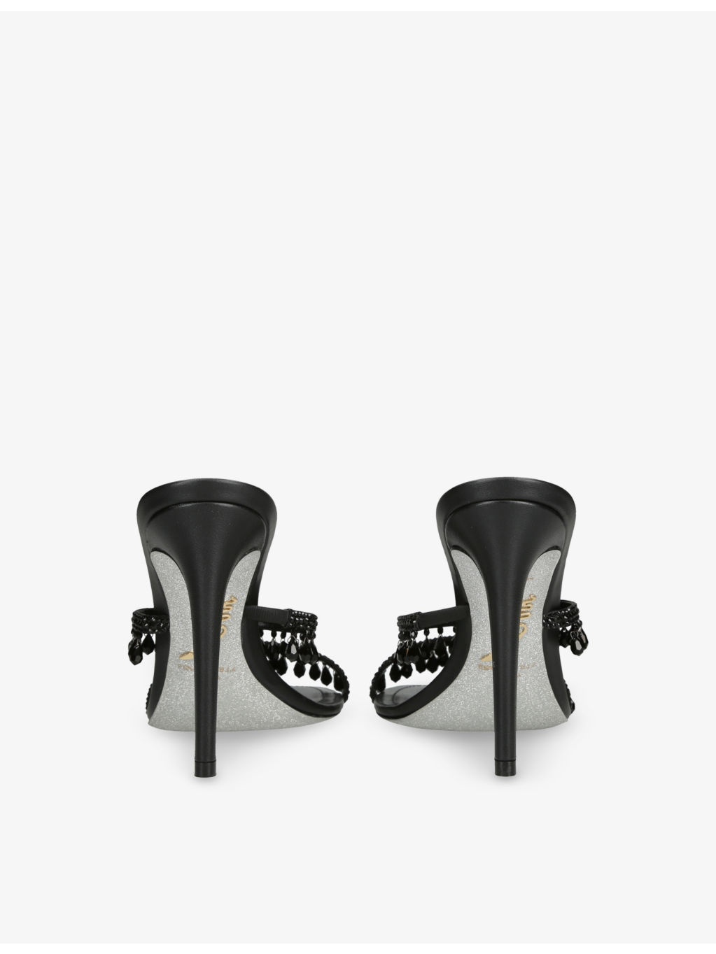 Chandelier 105 Crystal-Embellished Satin Heeled Sandals - 2