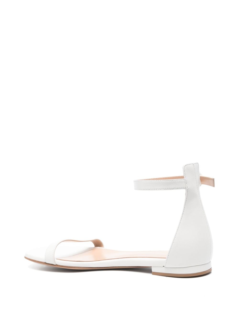 leather flat sandals - 3