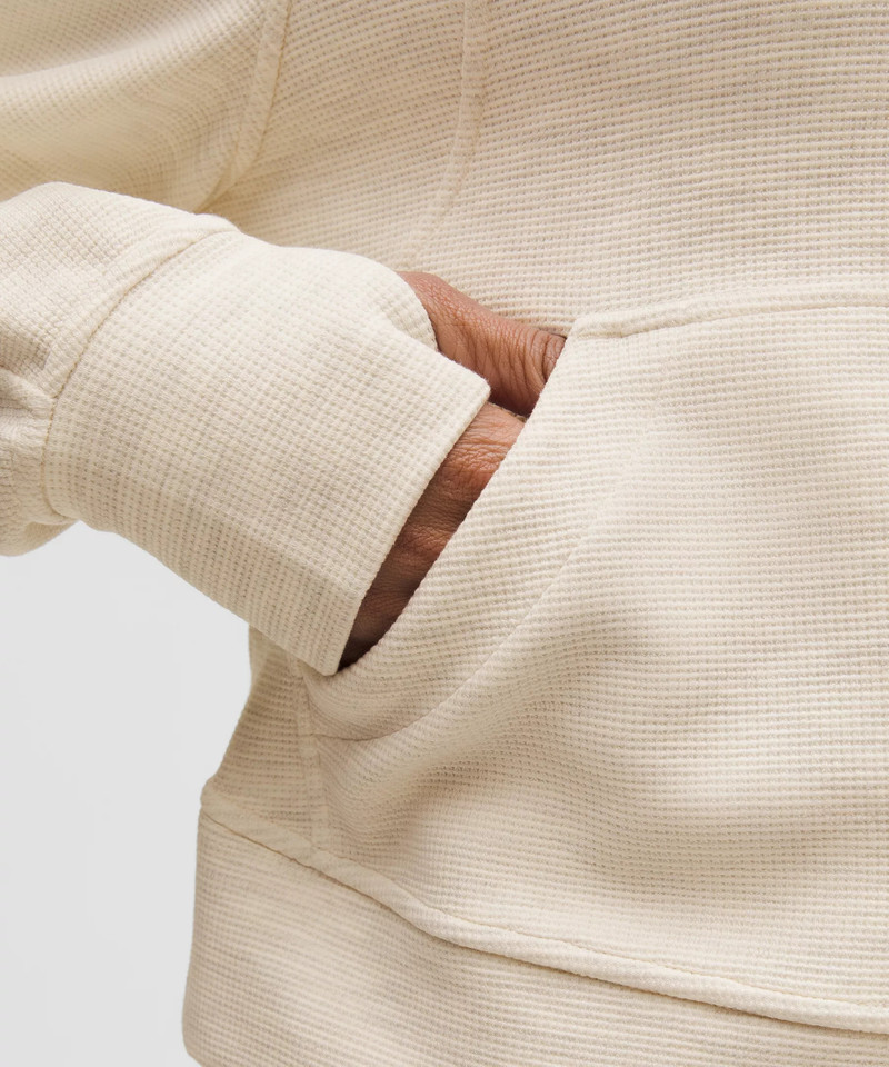 Scuba Oversized Full-Zip Hoodie *Waffle 5