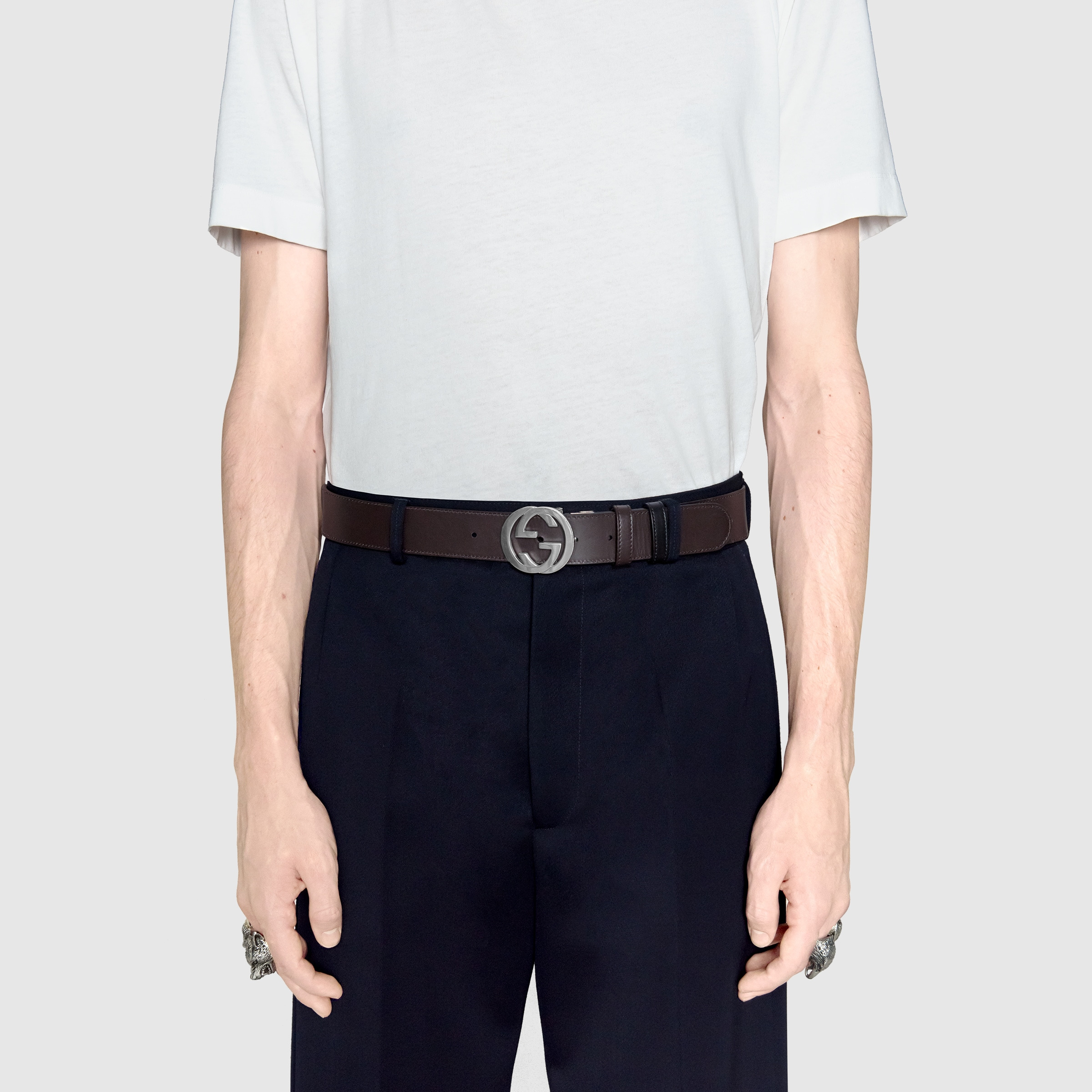 Reversible Gucci Signature belt - 8