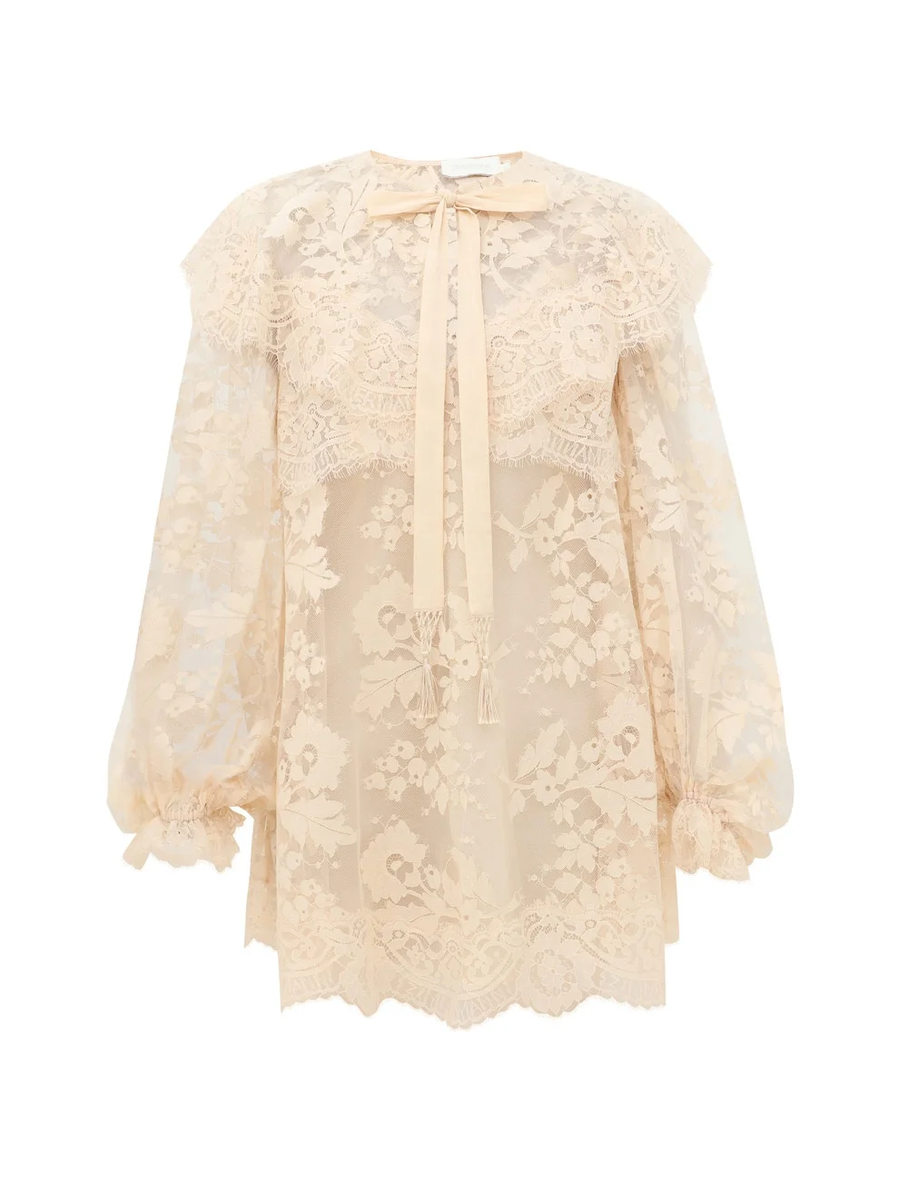 SUNDANCE LACE FRILL TUNIC - 1