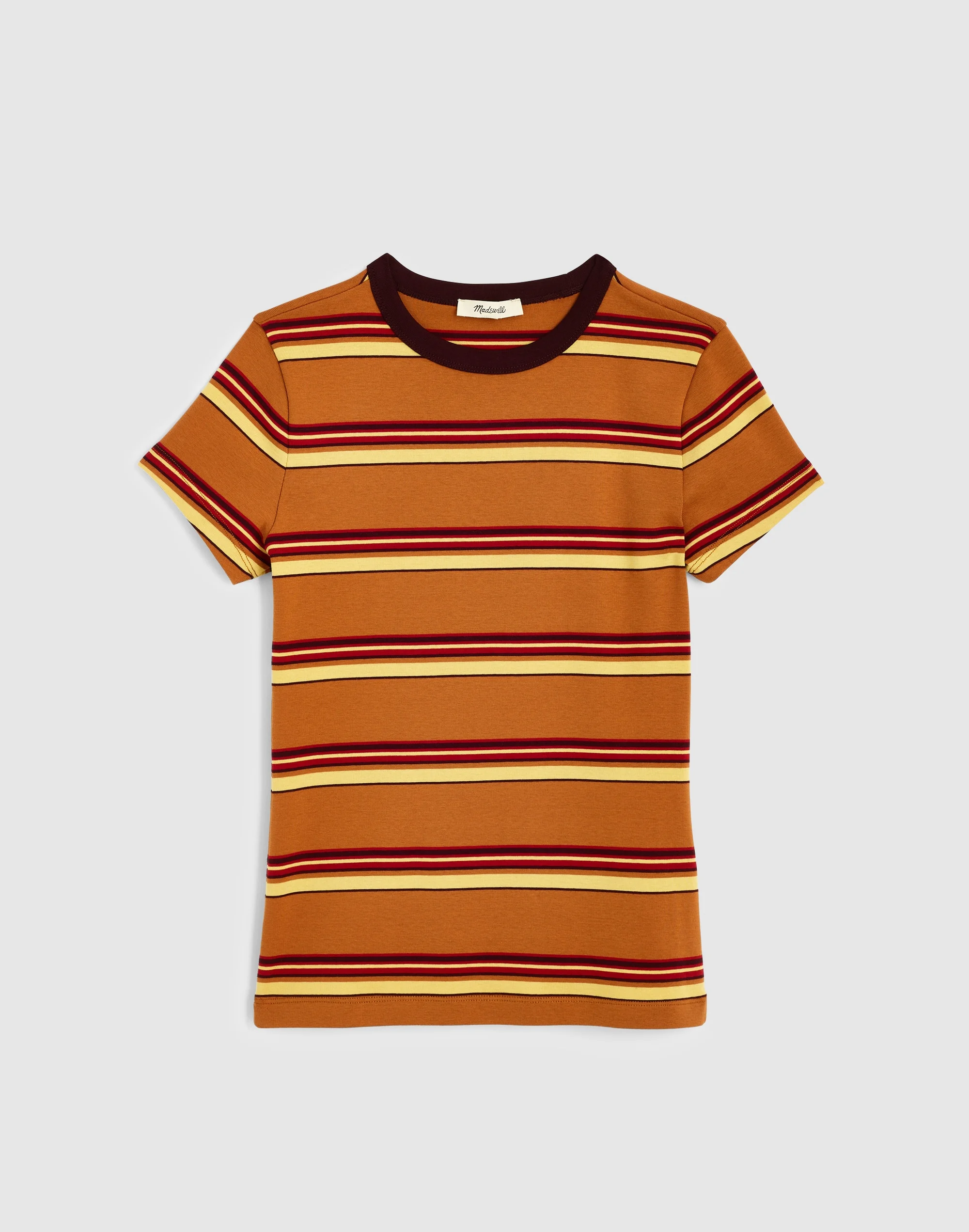 The '90s Crewneck Tee in Compact Cotton - 1