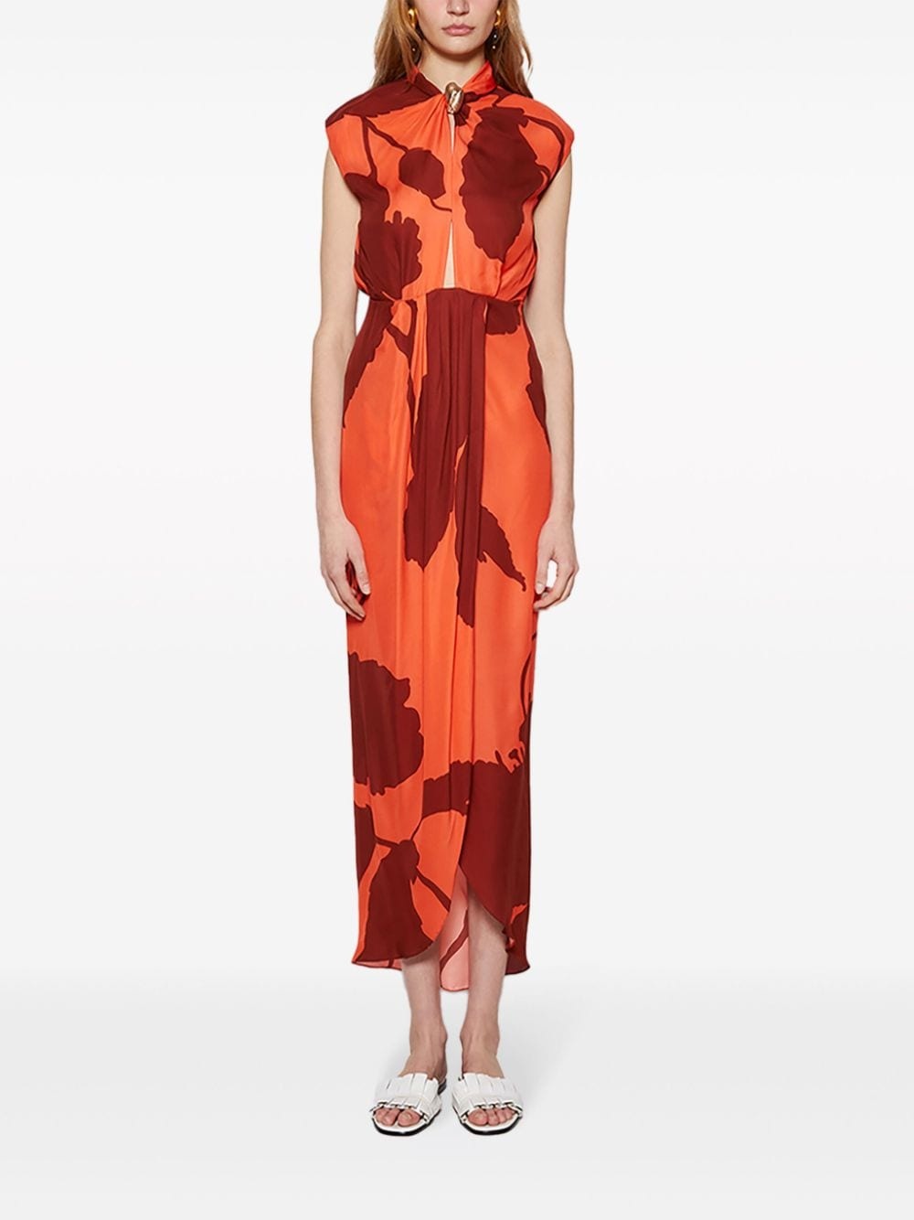 Inspiring Vistas silk maxi dress - 3