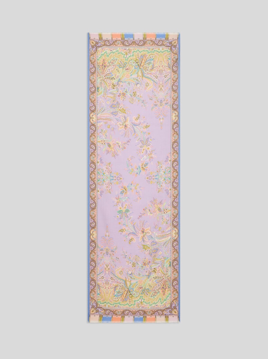 WOOL AND SILK SCARF - 2