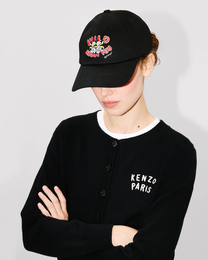 'KENZO Wild Tiger' embroidered cap in cotton 4