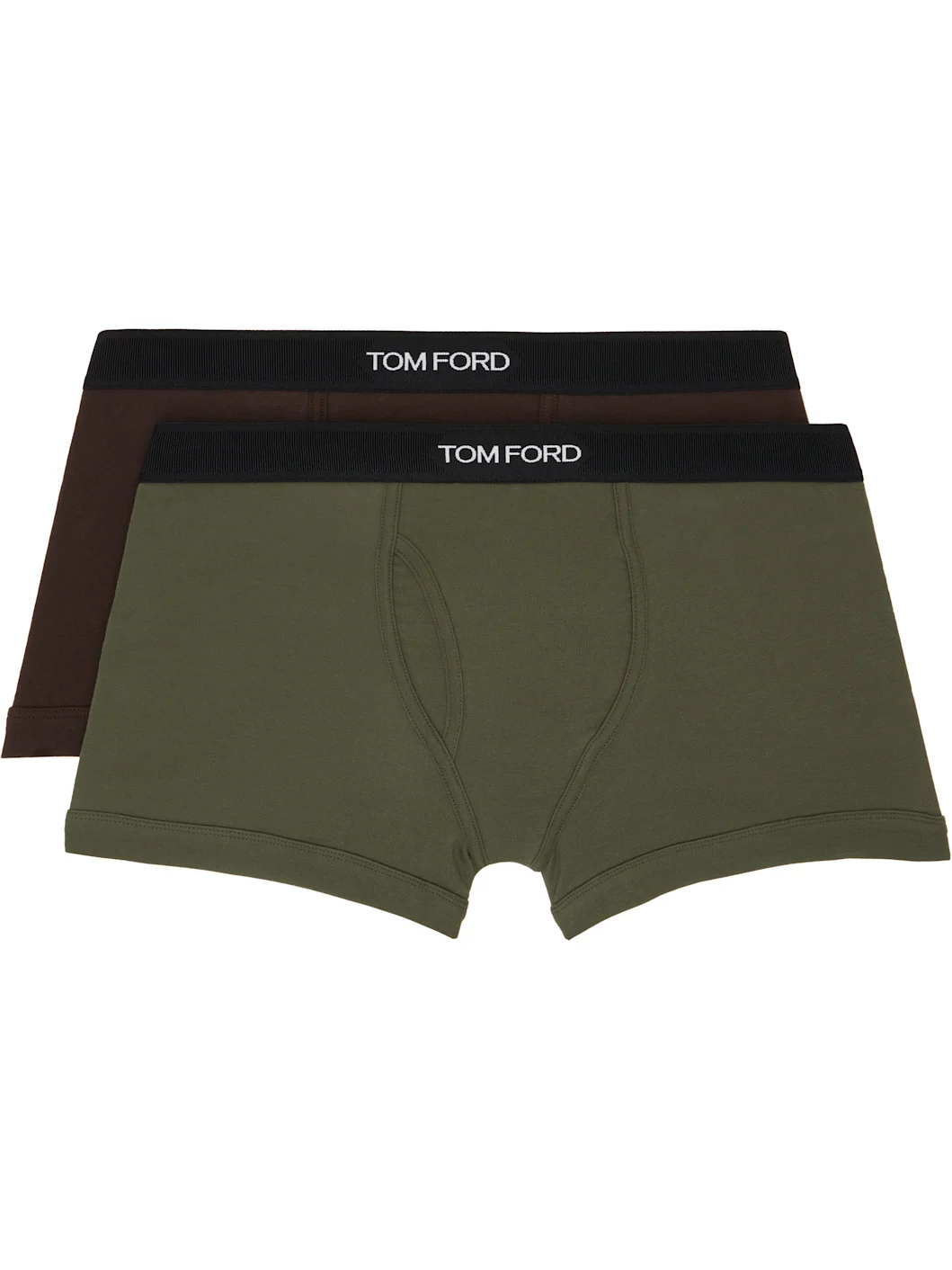 Two-Pack Multicolor Cotton Boxer Briefs - 1