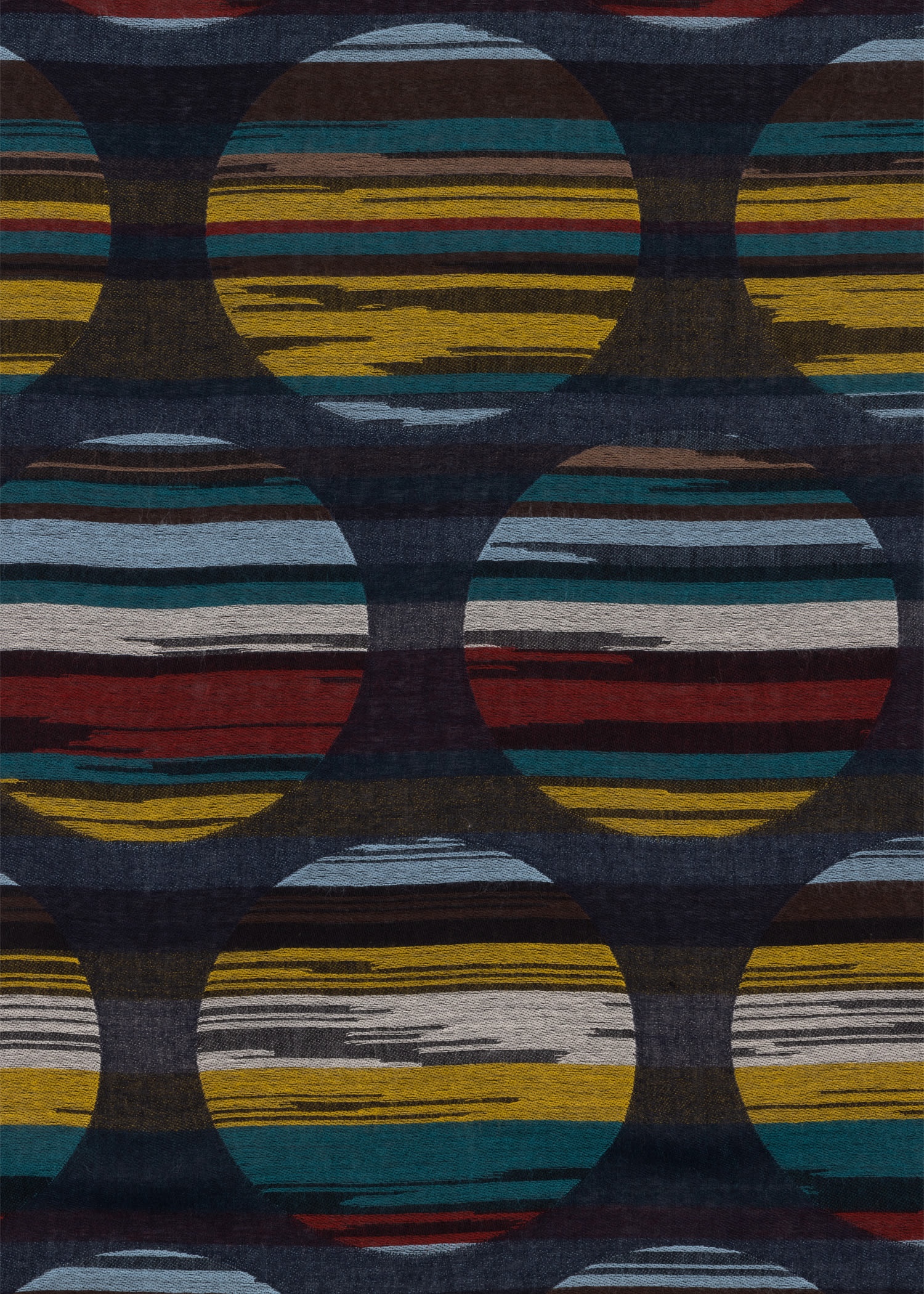 'Signature Stripe Polka Dot' Scarf - 3