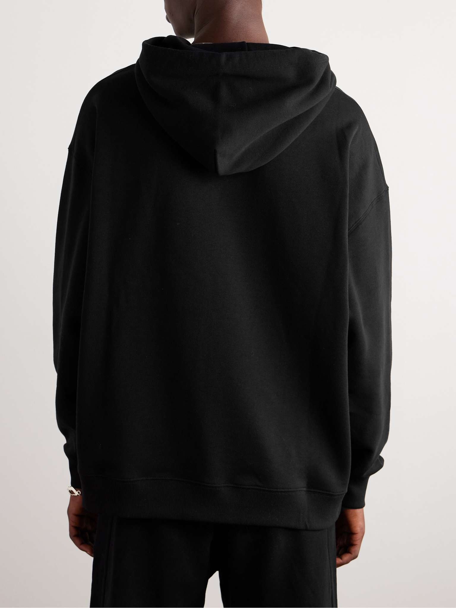 Logo-Print Cotton-Jersey Hoodie - 3