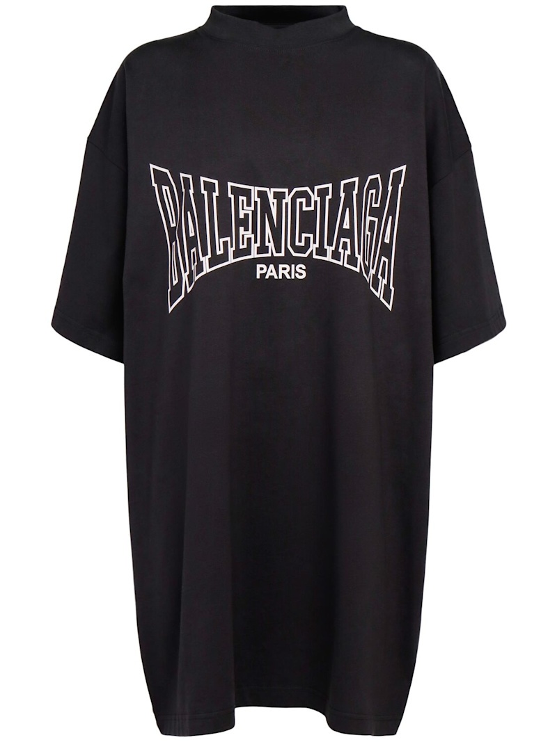 【BALENCIAGA】ヴィンテージ感のコットン素材ボクシングTシャツ 0400022184580_GREY?wid=600&hei