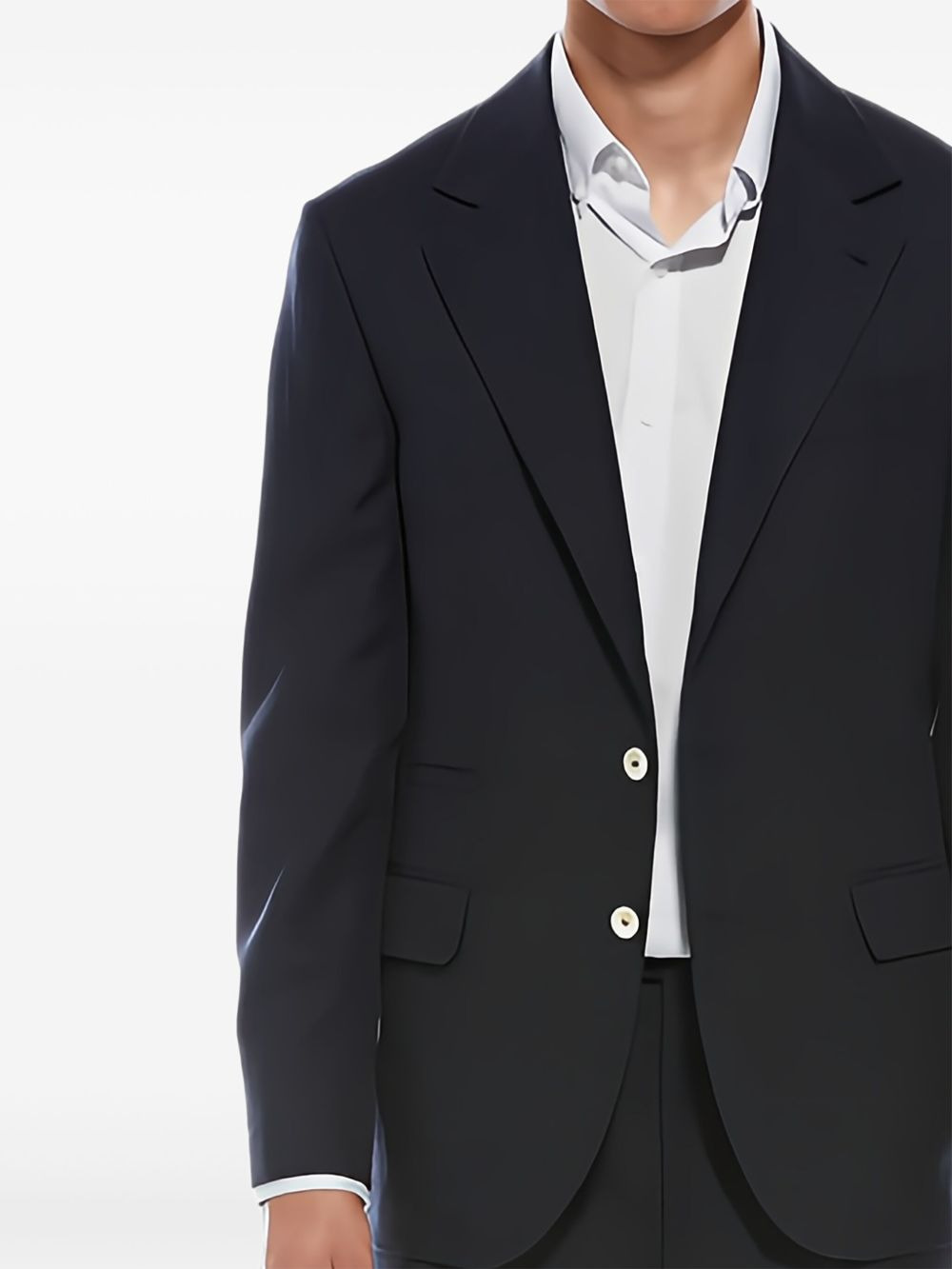 notched single-breasted suit - 2