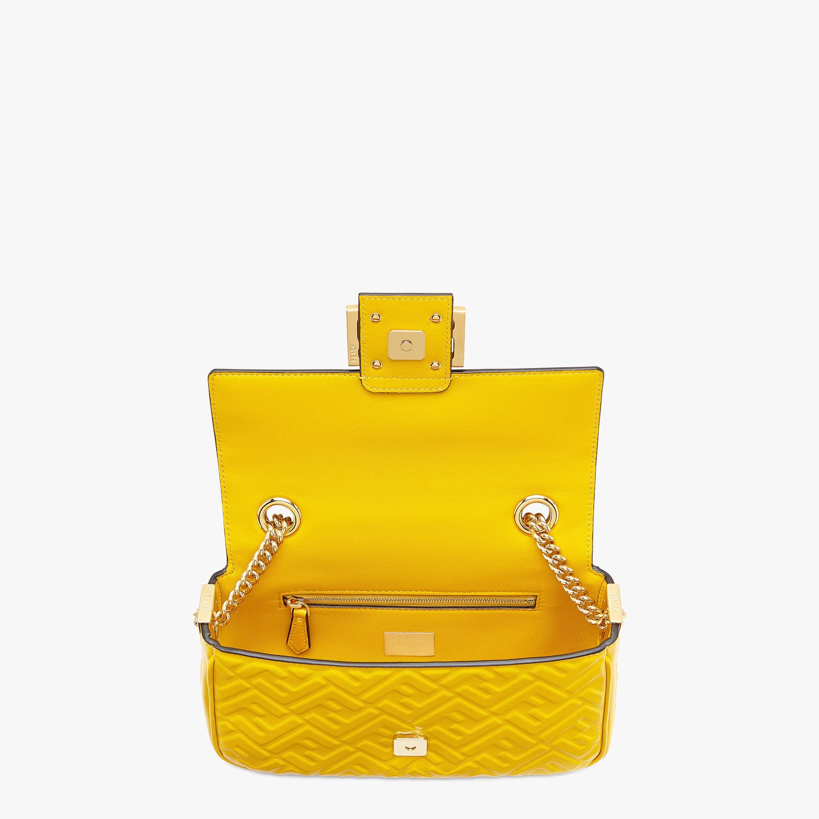 Yellow nappa leather bag - 4