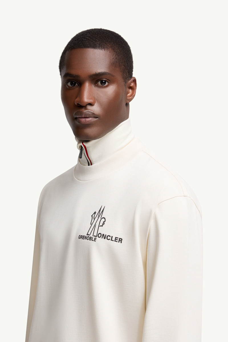 Logo Long Sleeve Cotton T-Shirt 4