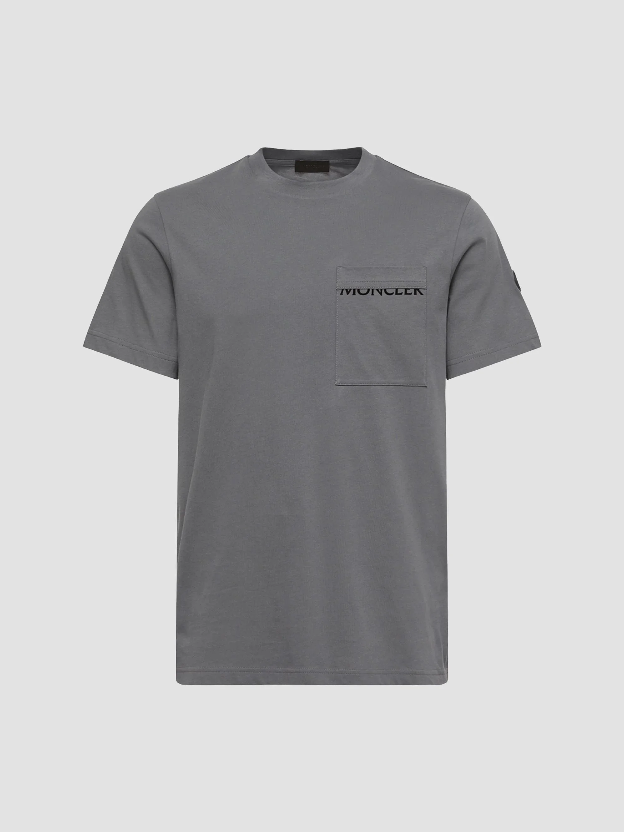 Men's Crew-Neck T-Shirt in Cotton - Gray - 1