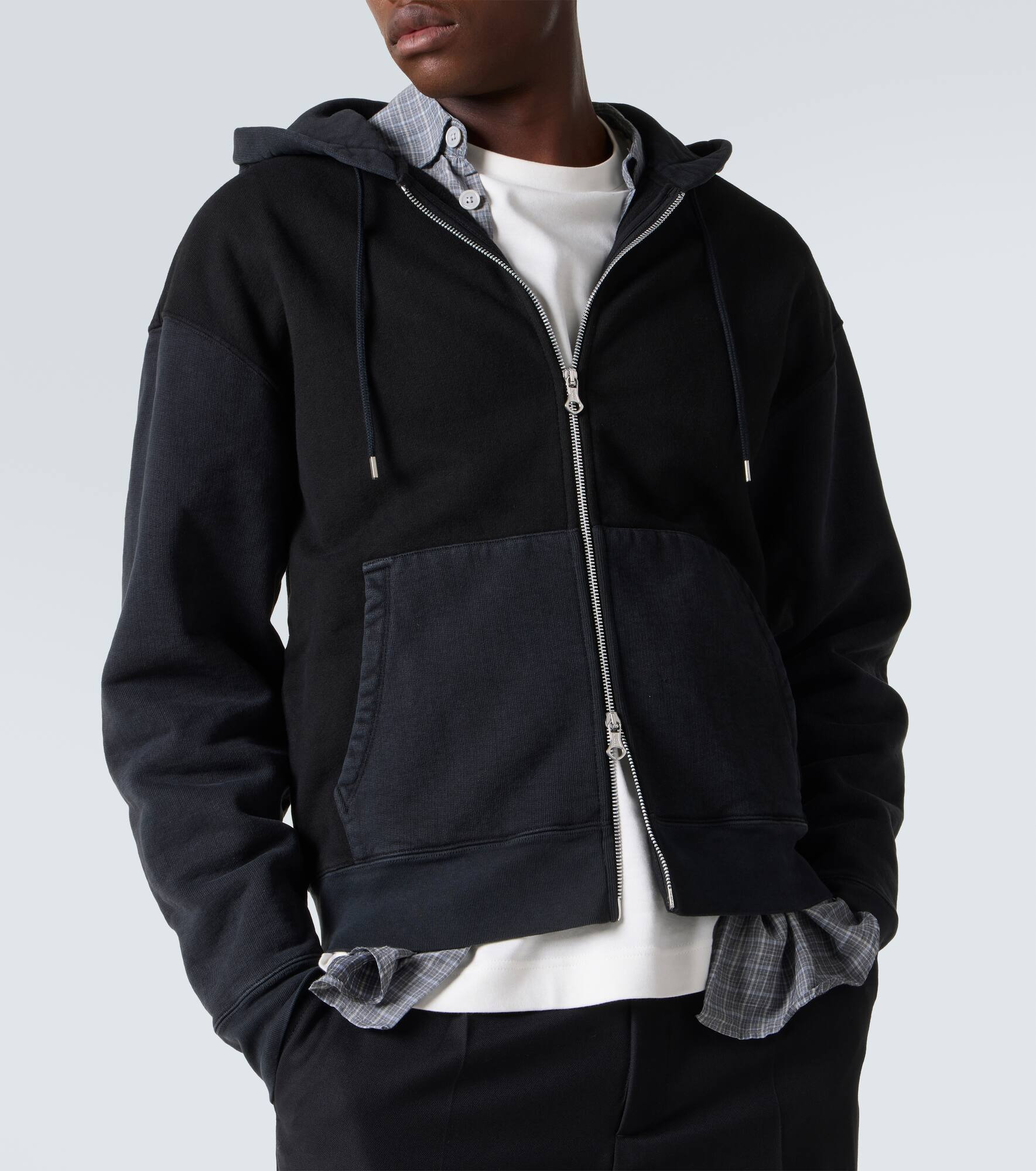 Rascal cotton fleece zip-up hoodie - 5