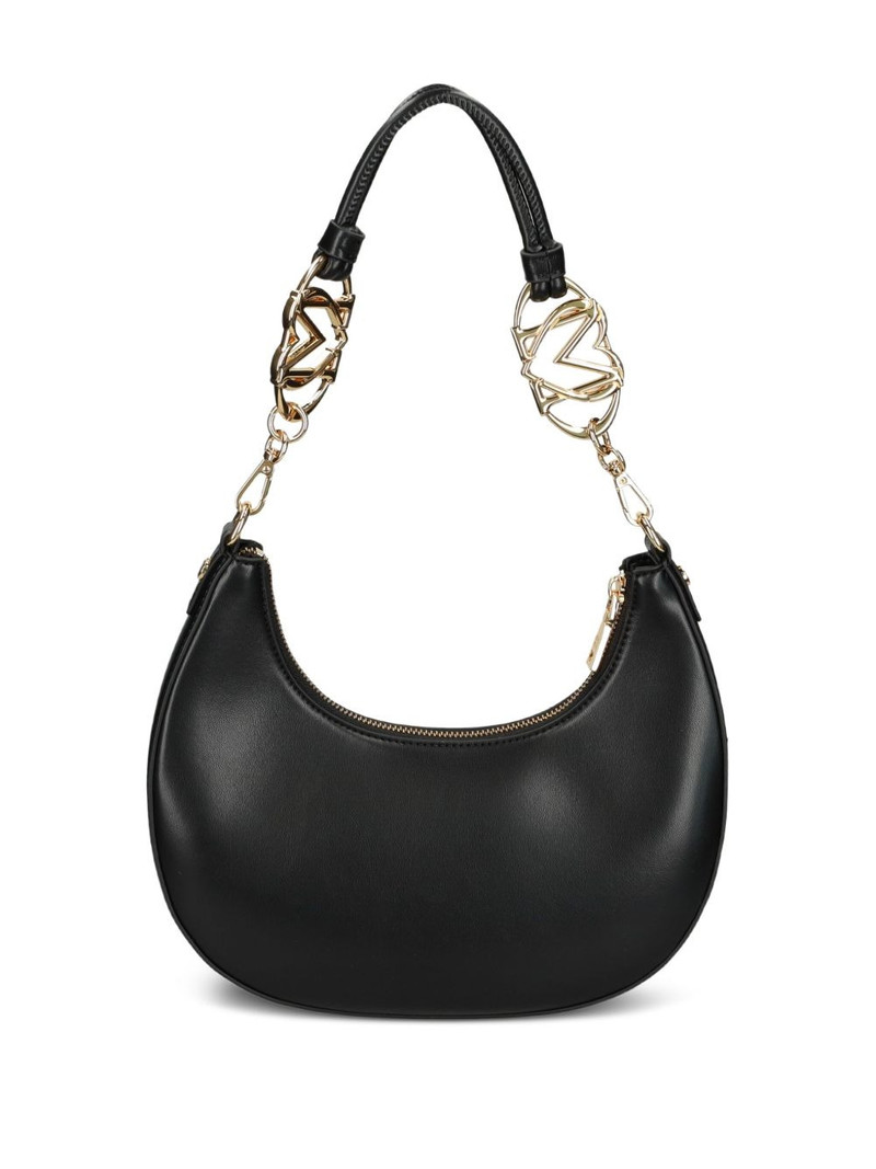 chain-embellished crescent shoulder bag 5