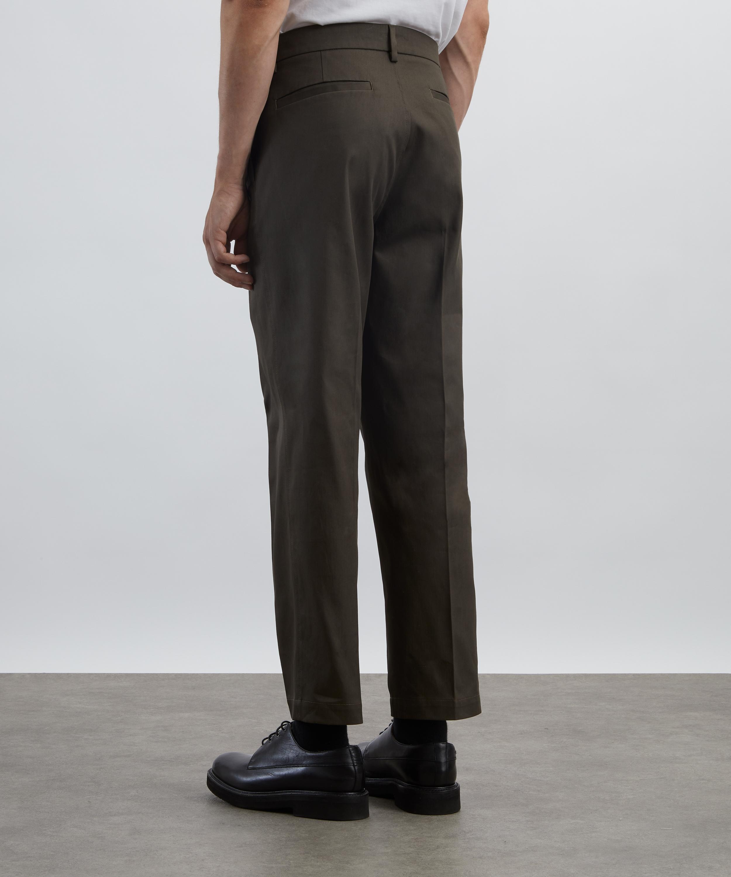 Nerio Pleated Cotton Trousers - 4