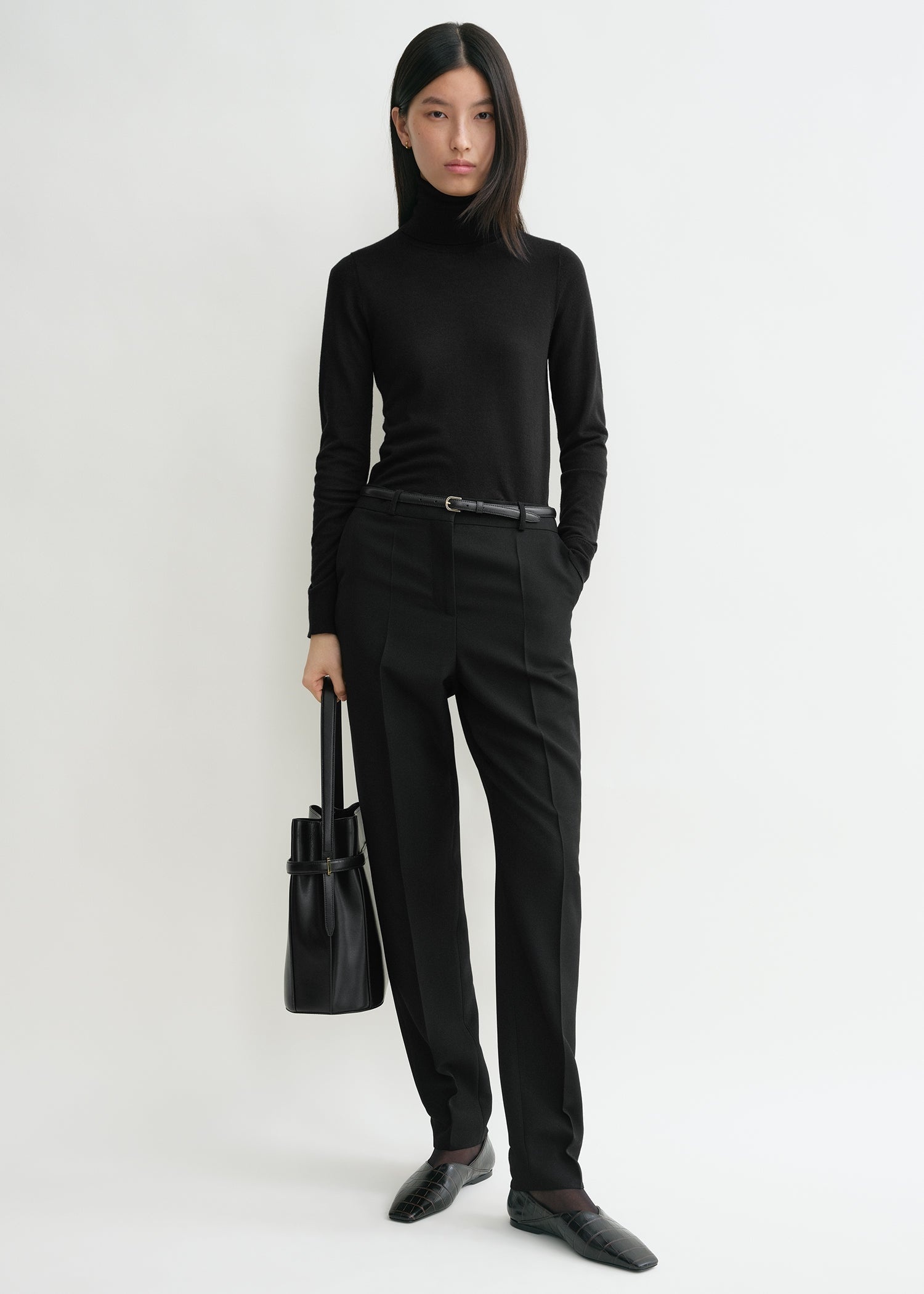 Fine turtleneck black - 2