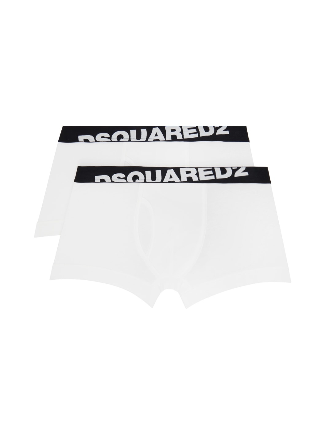 Two-Pack White Boxer Briefs - 1