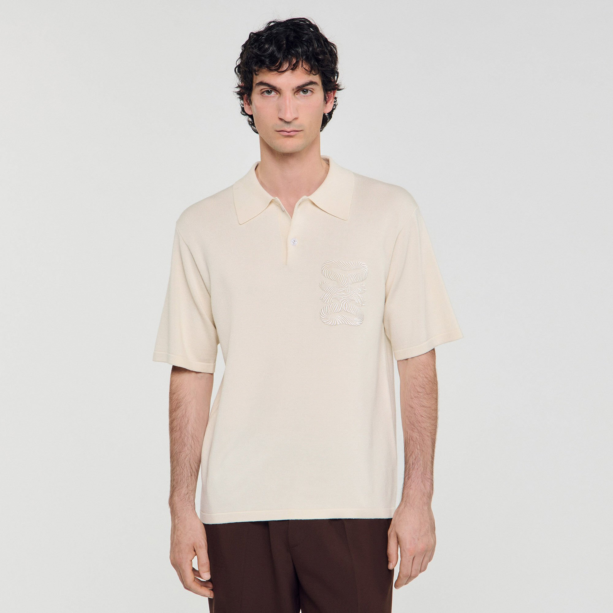 POLO WITH ROPE EMBROIDERY - 4