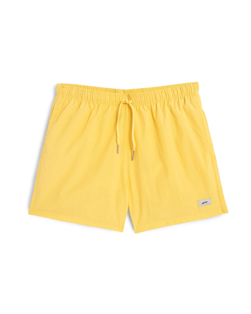 Solid Canary Swim Trunk 1