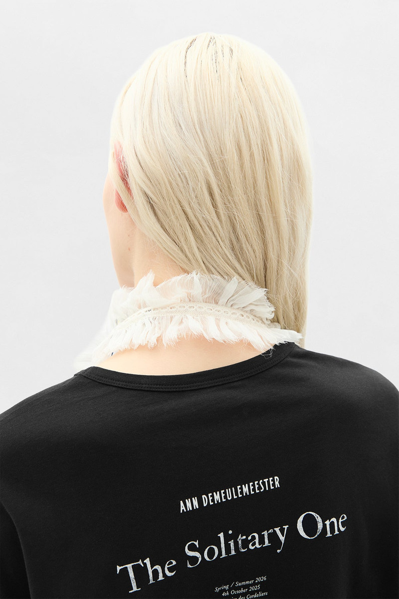 Jody Ruffled Collar with Lace Ribbon 3