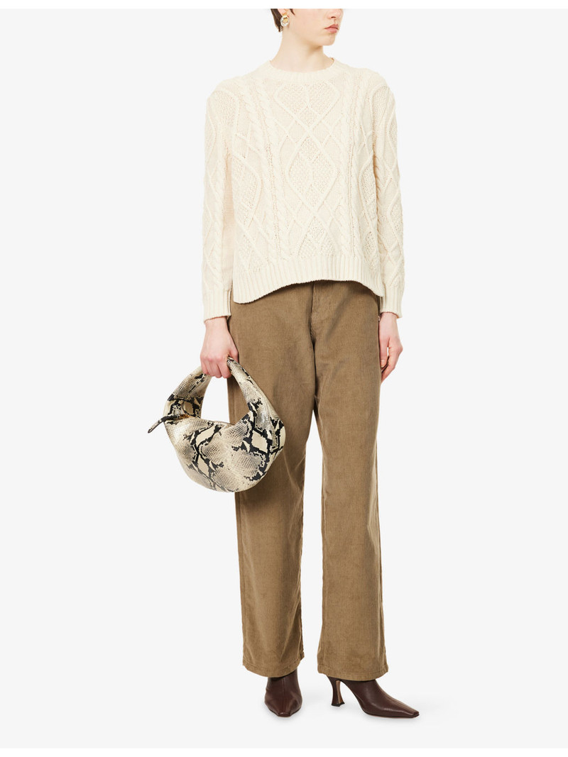 WEEKEND Max Mara Cable-Knit Cotton-Blend Jumper outlook