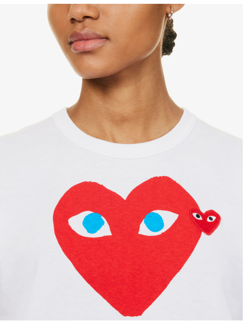 Heart-print cotton-jersey T-shirt - 6