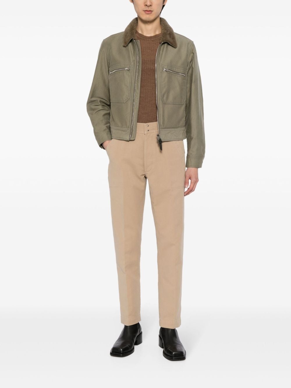 straight-leg trousers - 2