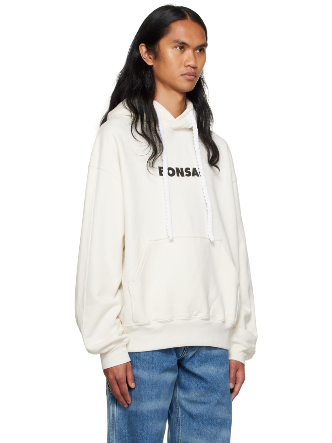 White Box Logo Hoodie - 2
