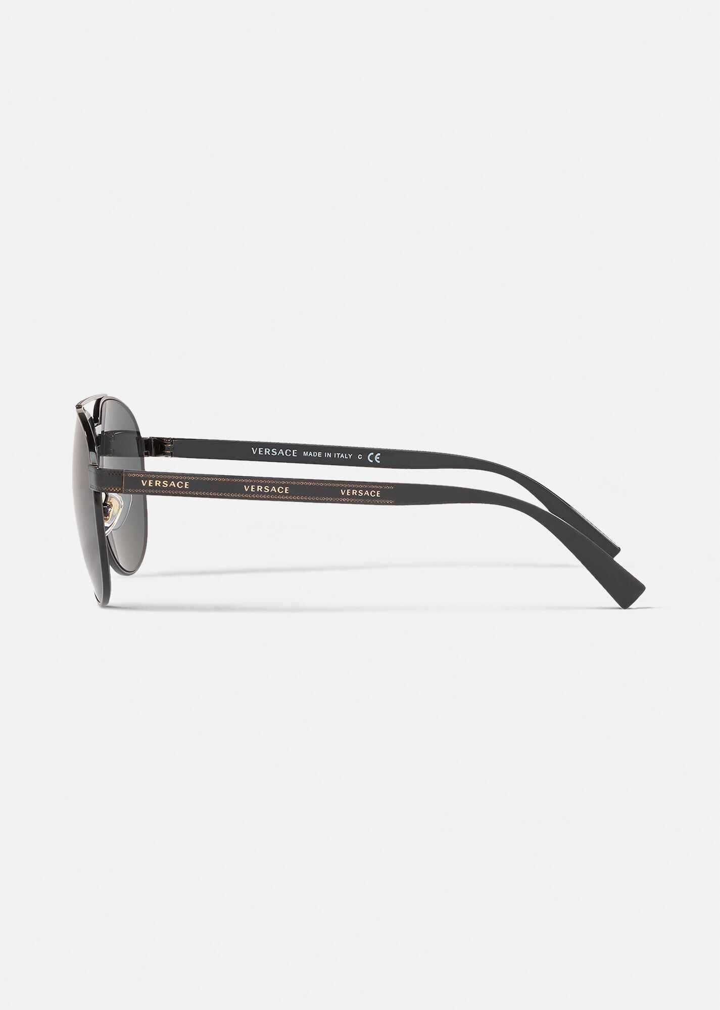 Logomania Pilot Sunglasses - 4