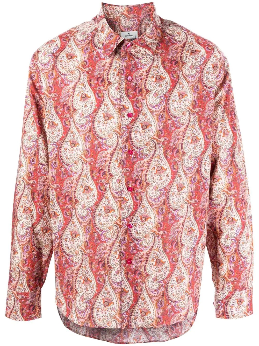 floral cotton shirt - 1